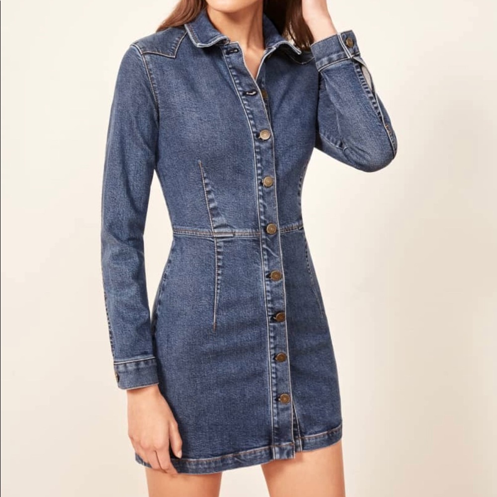 Reformation ‘Arizona’ Denim Dress